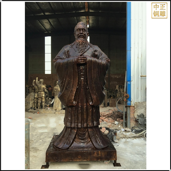 校園孔圣人銅雕塑.jpg 校園孔圣人銅雕塑.jpg